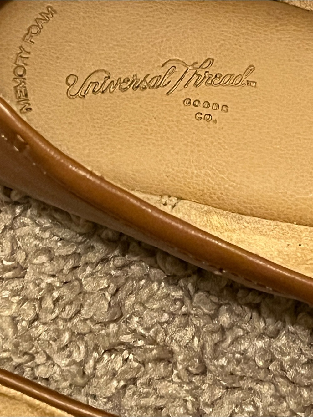 Universal Thread Brown Rounded-Toe Ballet Flats - Picture 2 of 3